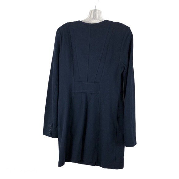 Cabi The Lido Cardigan Jacket Solid Navy Blue Long Sleeves Size S - Picture 5 of 11